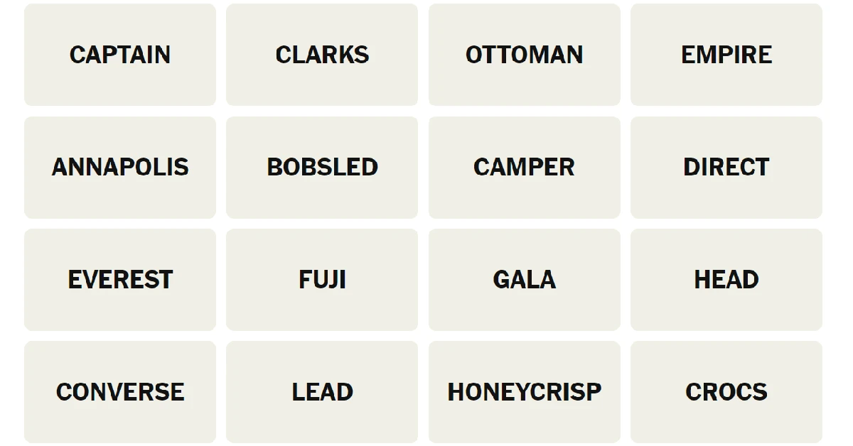 Here’s your grid for today