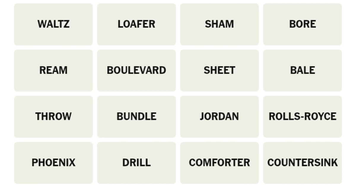 Here’s your grid for today