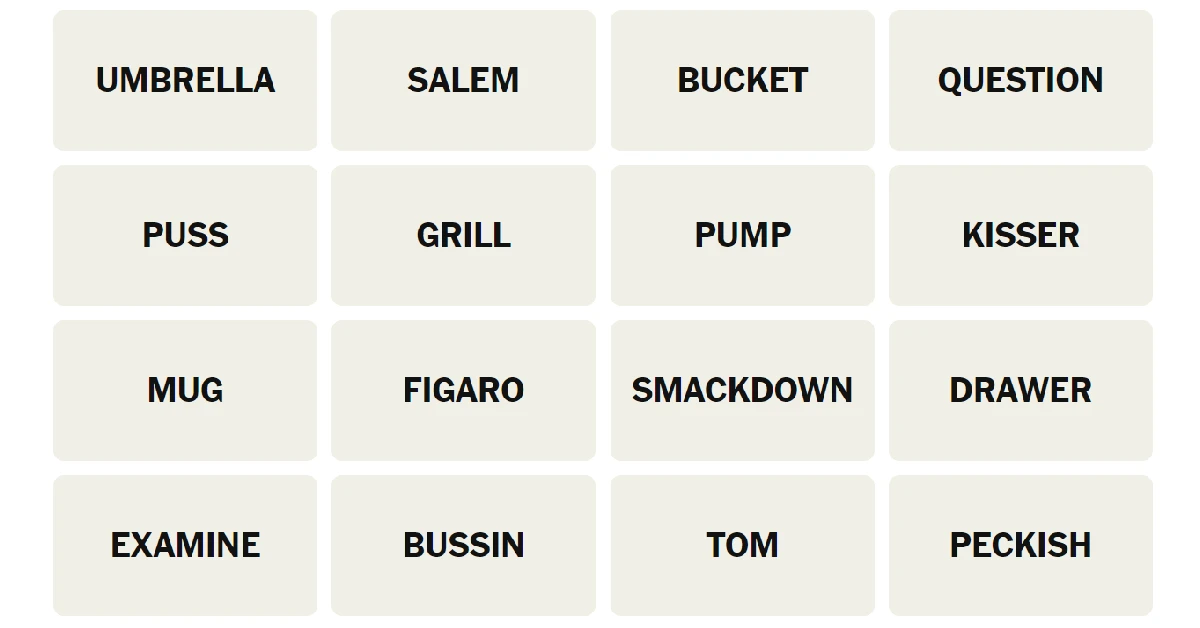 Here’s your grid for today