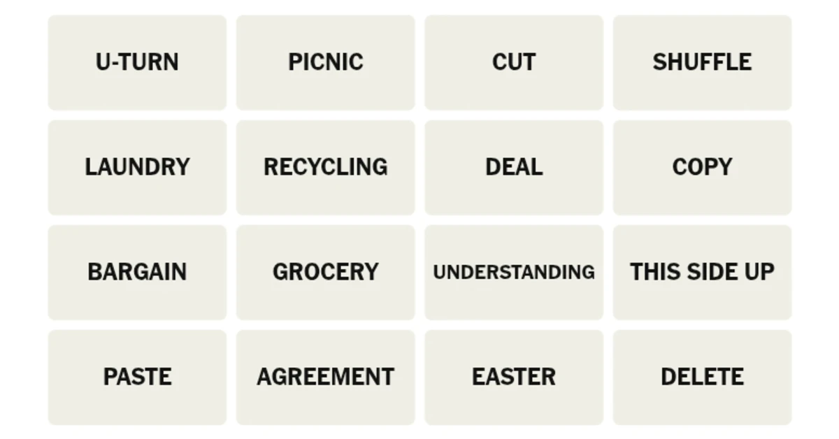 Here’s your grid for today