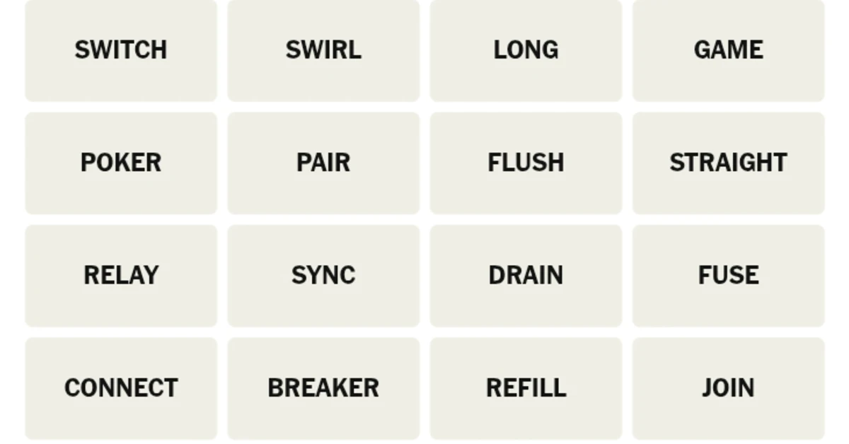 Here’s your grid for today