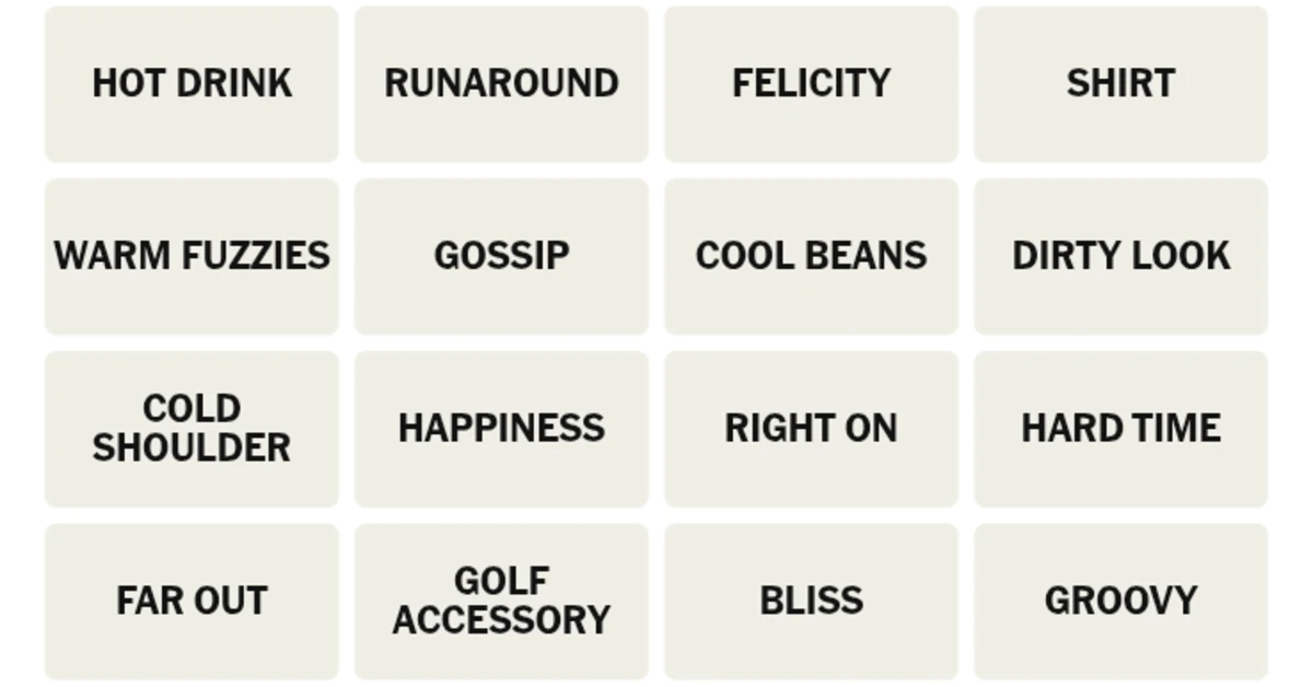 Here’s your grid for today