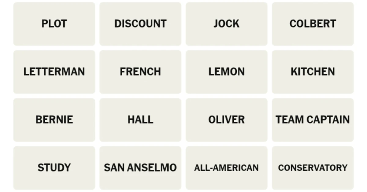Here’s your grid for today