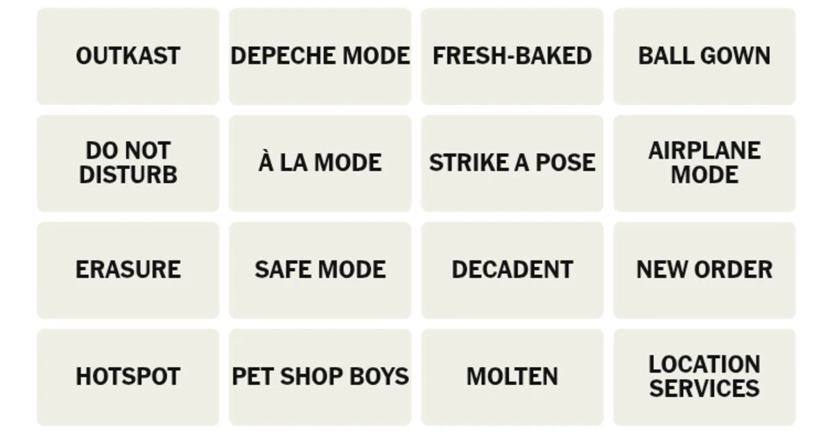 Here’s your grid for today