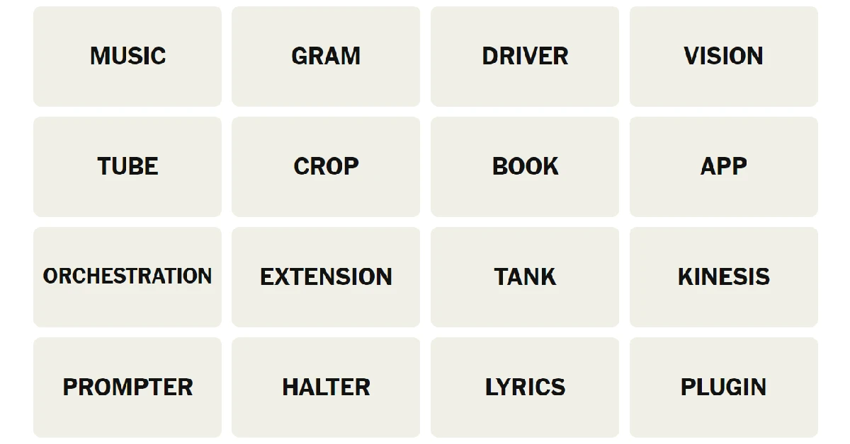 Here’s your grid for today