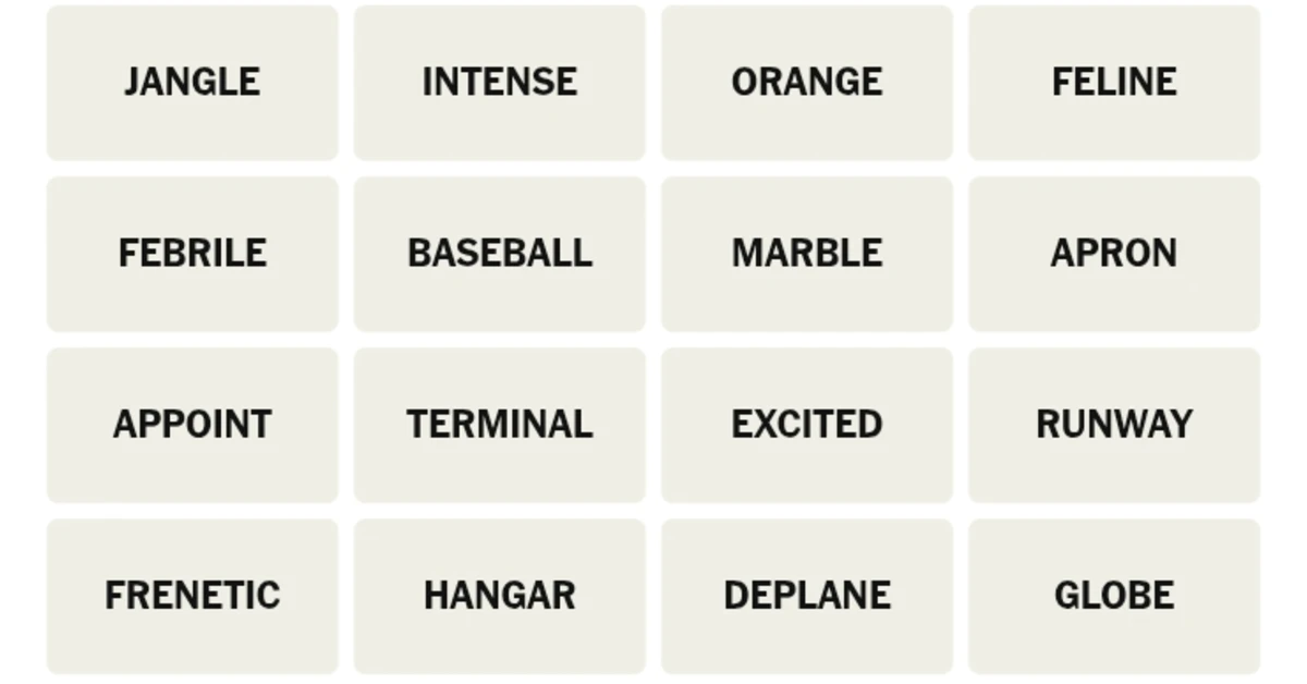 Here’s your grid for today