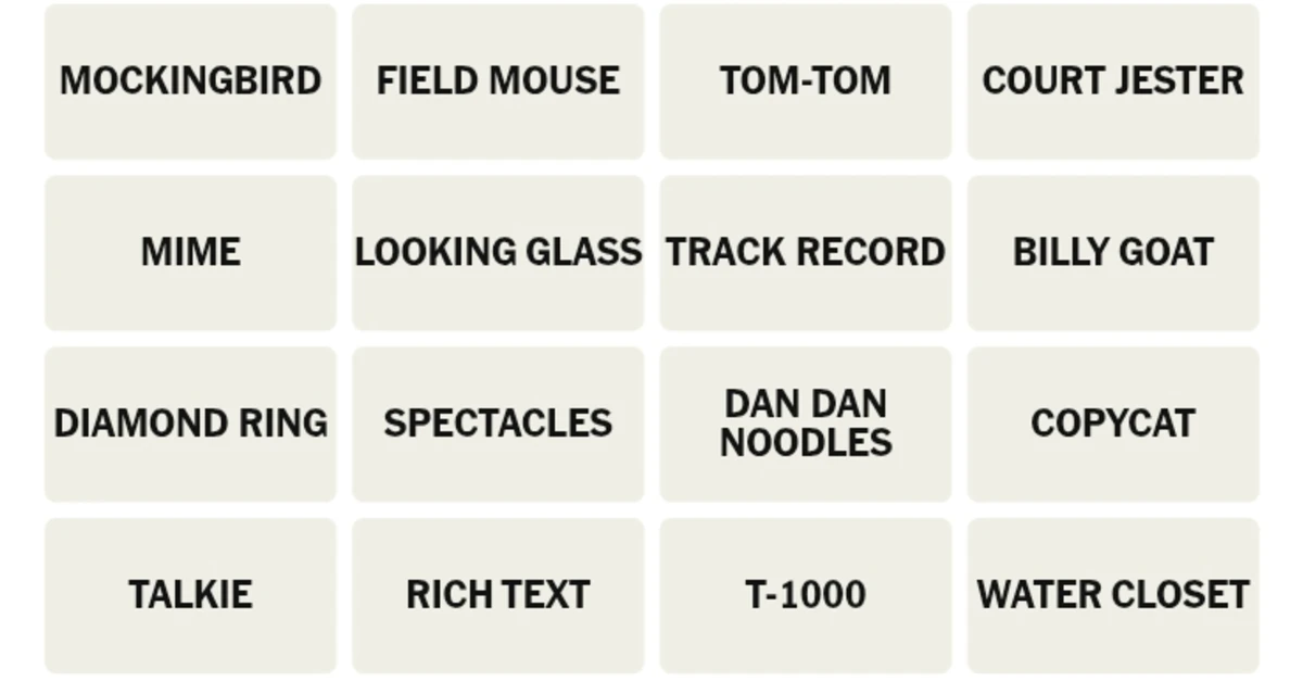 Here’s your grid for today