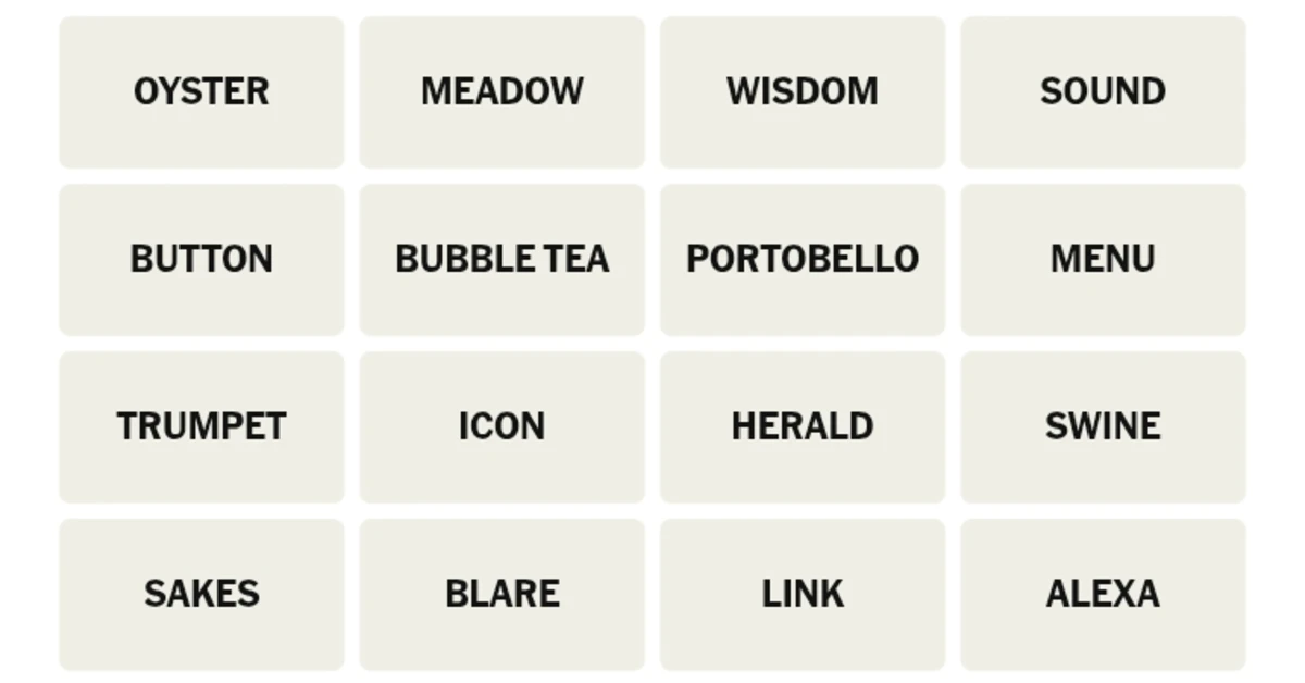 Here’s your grid for today
