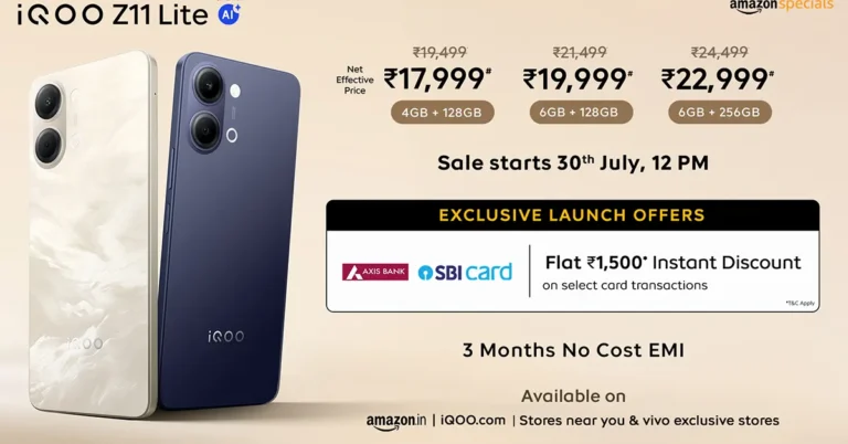 iqoo z 11 lite price