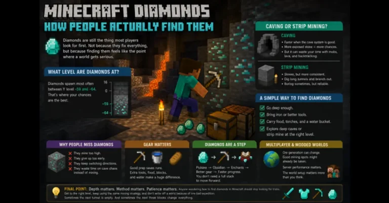 Minecraft Diamonds
