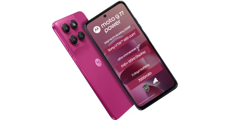 Moto G77 Power with 7,000mAh battery now available for purchase: Pricing Details