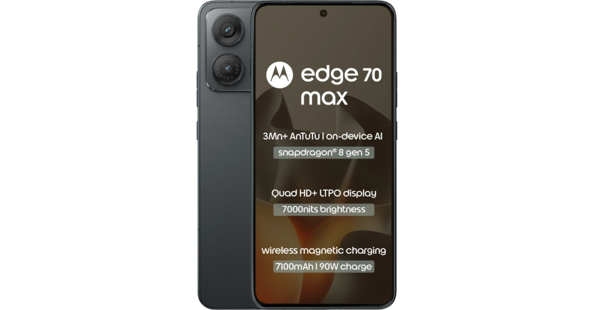 Motorola Edge 70 Max with a 7,100mAh silicon-carbon battery launched: Pricing Details