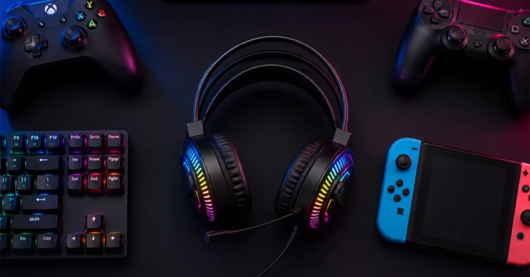 Consistent Wave Wired Gaming Headphone with RGB Lighting and Omnidirectional Mic Launched