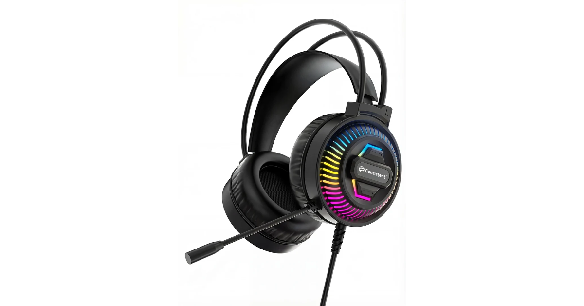Consistent Wave Wired Gaming Headphone with RGB Lighting and Omnidirectional Mic Launched