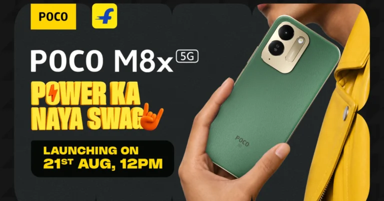 Poco M8x 5G launch date announced: Design teased, confirmed to be powered by Snapdragon 4 Gen 5 SoC