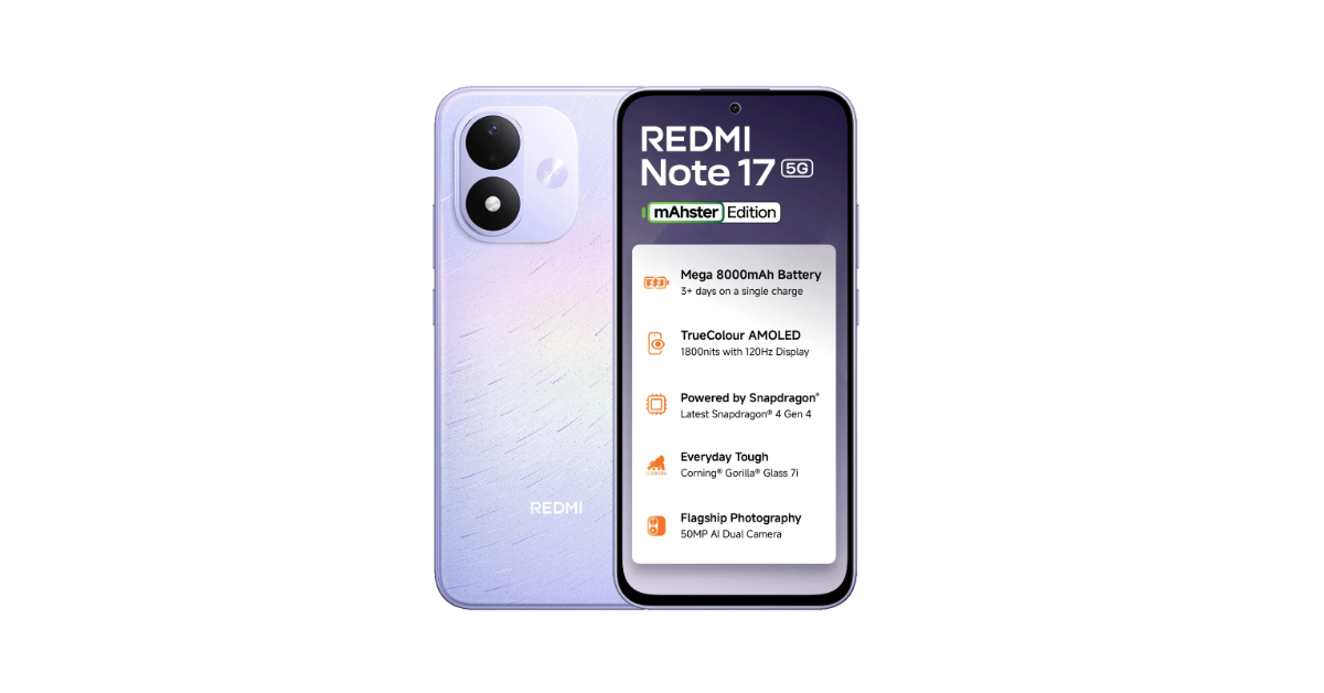 Redmi Note 17 officially goes on sale; buyers can avail themselves of an instant discount of Rs 3,000