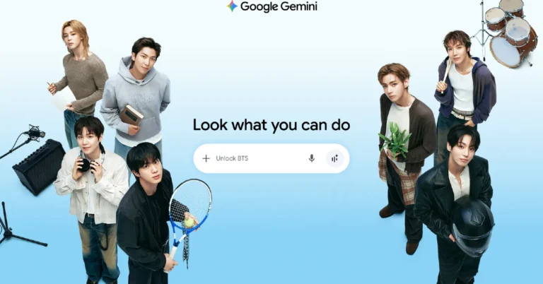 Google Gemini x BTS Collaboration: Limited-Time Interactive Features with K-Pop Icons Launched