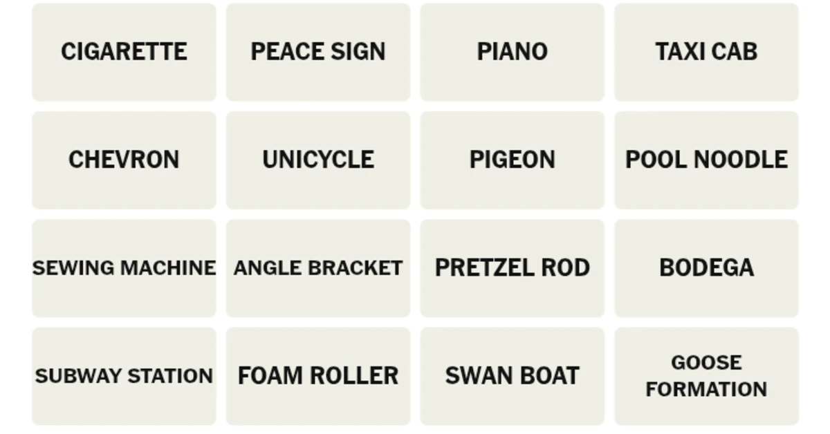 Here’s your grid for today