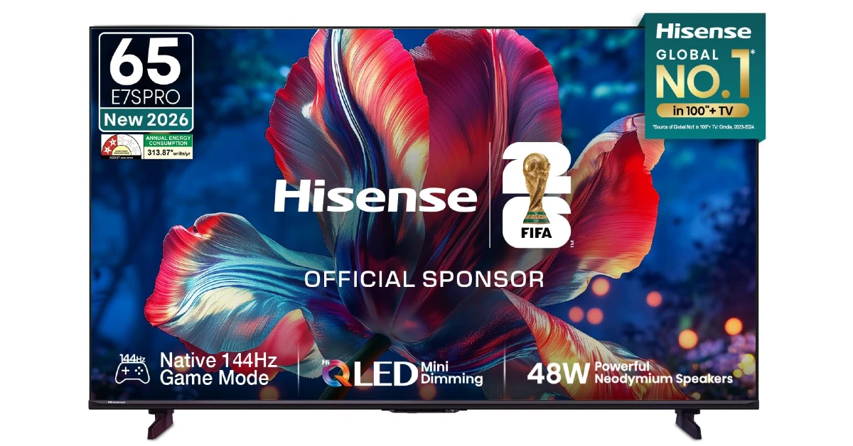 Hisense 65E7S Pro (65-inch) Amazon Great Freedom Sale 2026: Top 10 TV Deals You Cannot Miss!