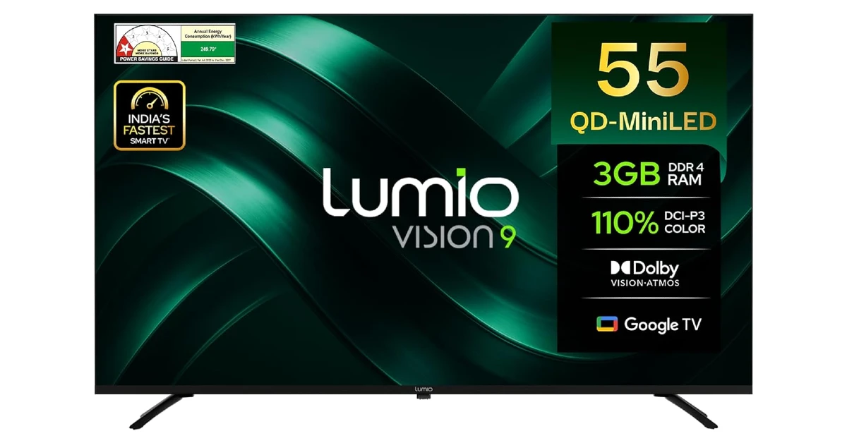 Lumio Vision 9 (55-inch) Amazon Great Freedom Sale 2026: Top 10 TV Deals You Cannot Miss!
