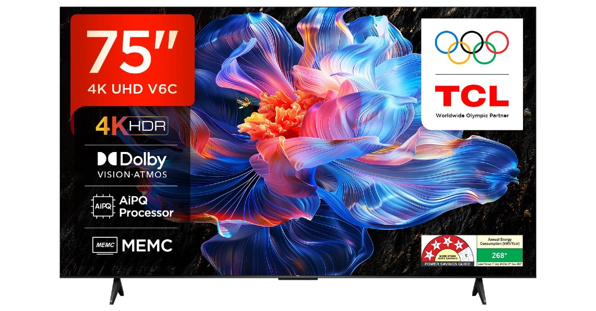 TCL V6C (75-inch) Amazon Great Freedom Sale 2026: Top 10 TV Deals You Cannot Miss!