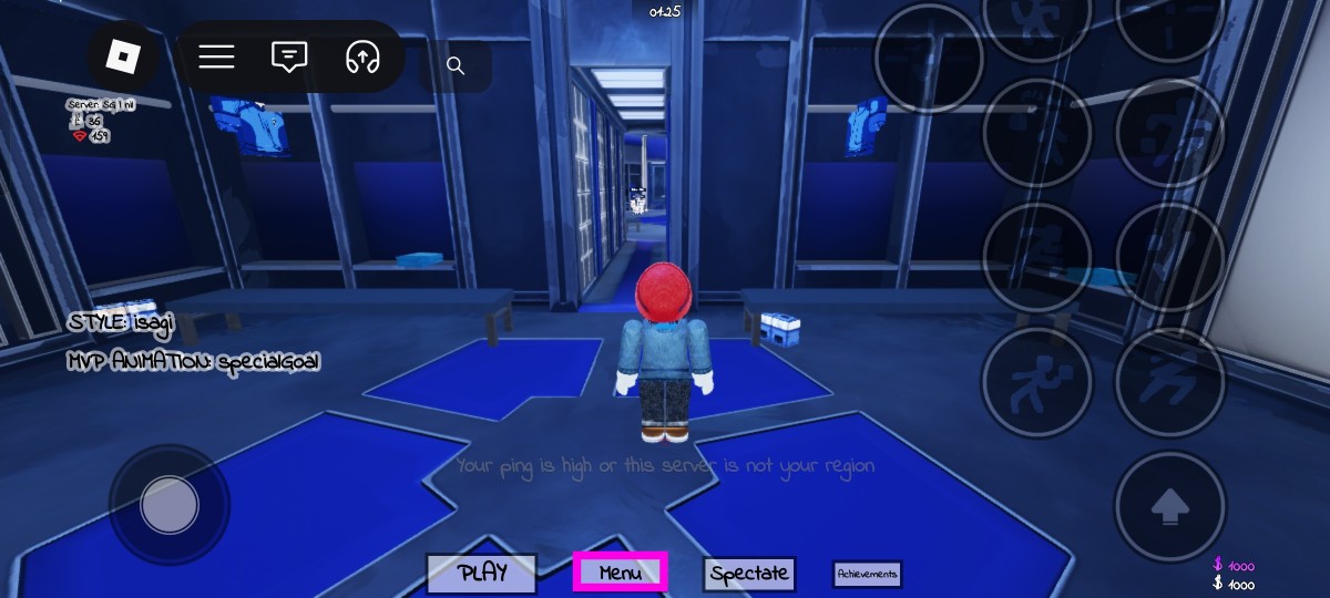 Hit the Menu button at the bottom of the screen.