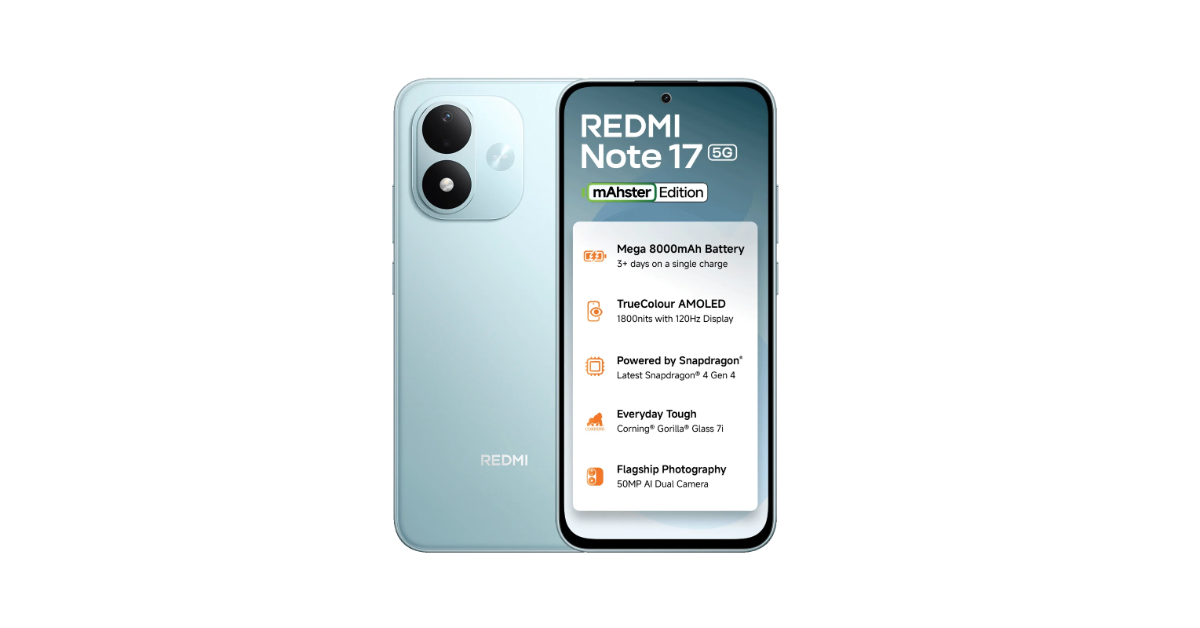 Redmi Note 17 officially goes on sale; buyers can avail themselves of an instant discount of Rs 3,000