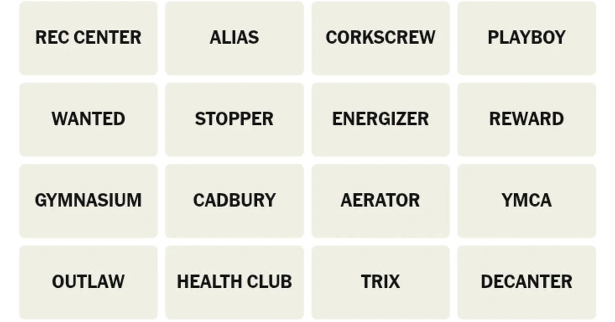 Here’s your grid for today