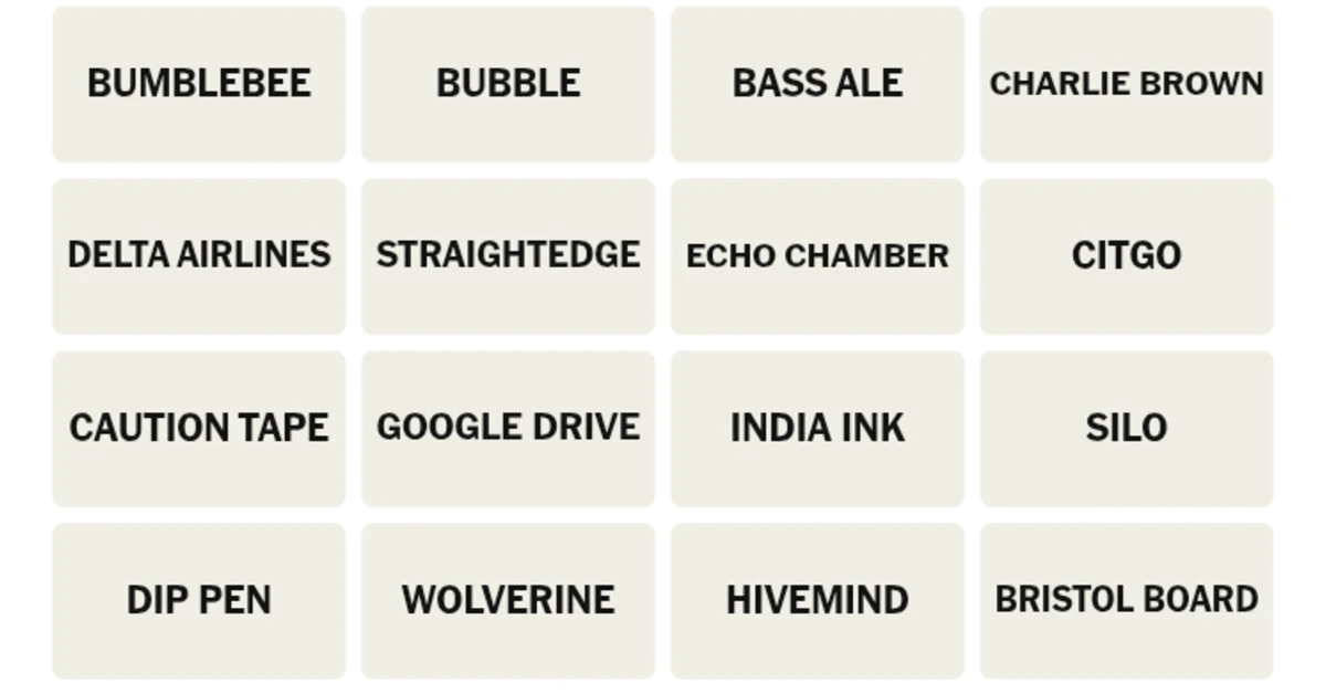 Here’s your grid for today
