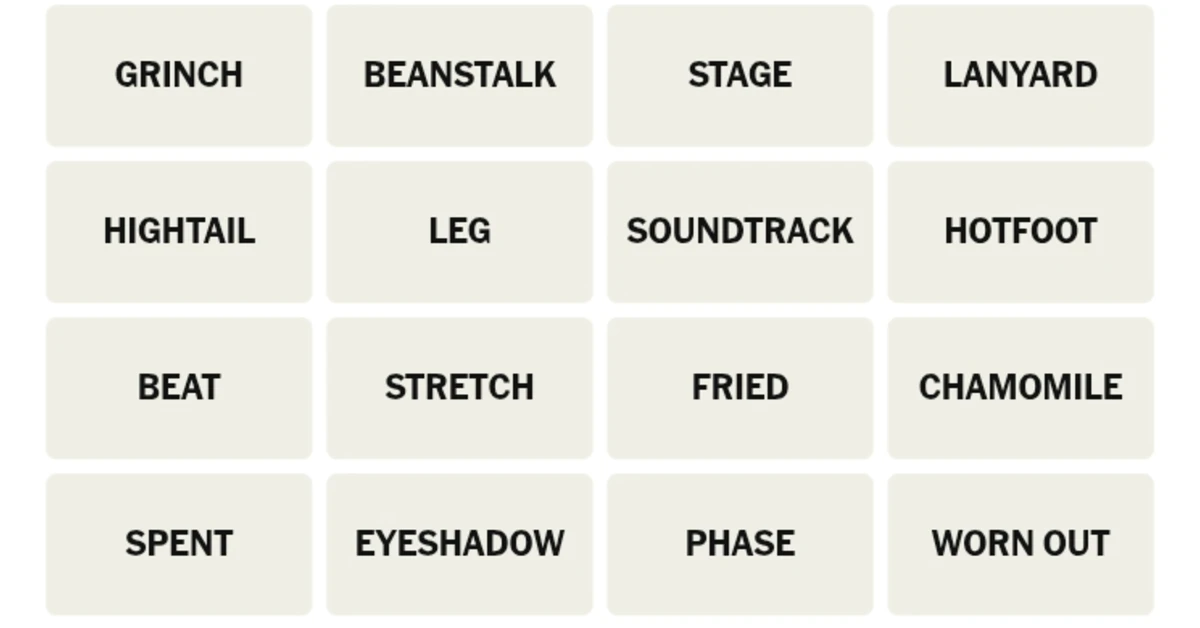 Here’s your grid for today