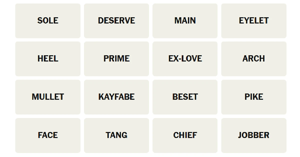 Here’s your grid for today