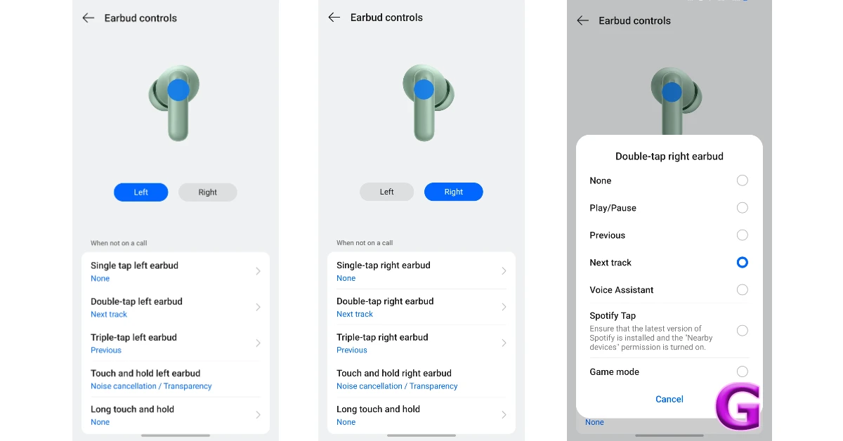 touch controls