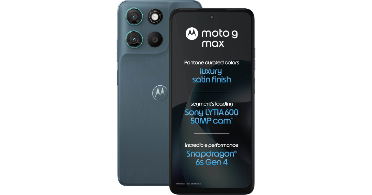 Moto G Max featuring a 50-megapixel Sony LYTIA 600 camera, 7,000mAh battery