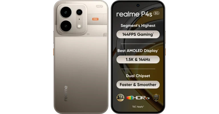 Realme P4s 5G with 8,000mAh battery launched: Pricing and features