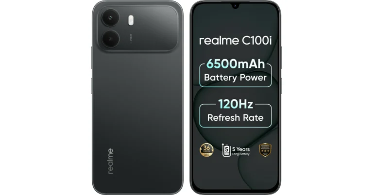 Realme C100i 4G with 120Hz refresh rate display and 6500mAh battery launched