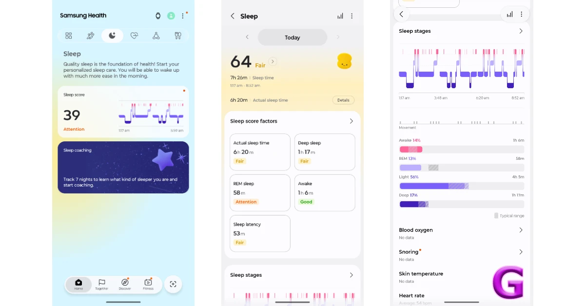 sleep tracking