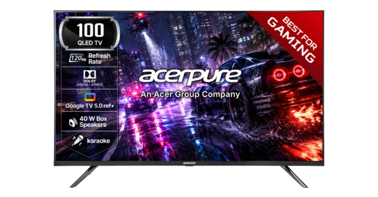 Acerpure Nitro QLED TV range with massive screen sizes up to 100-inch launched in India