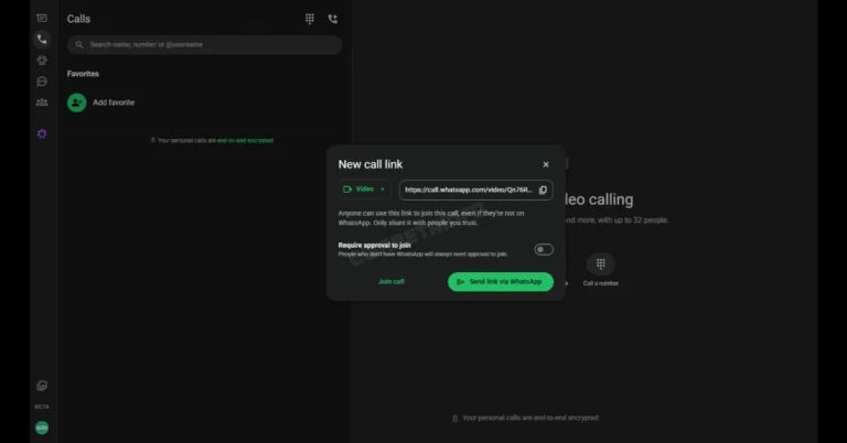 WhatsApp is testing a guest calls feature that allows users to connect without needing an account: Report