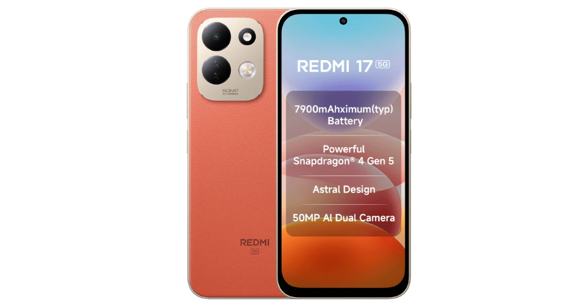 Redmi 17 5G packed with 7,900mAh battery launched