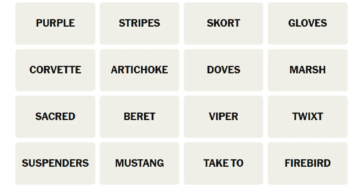 Here’s your grid for today