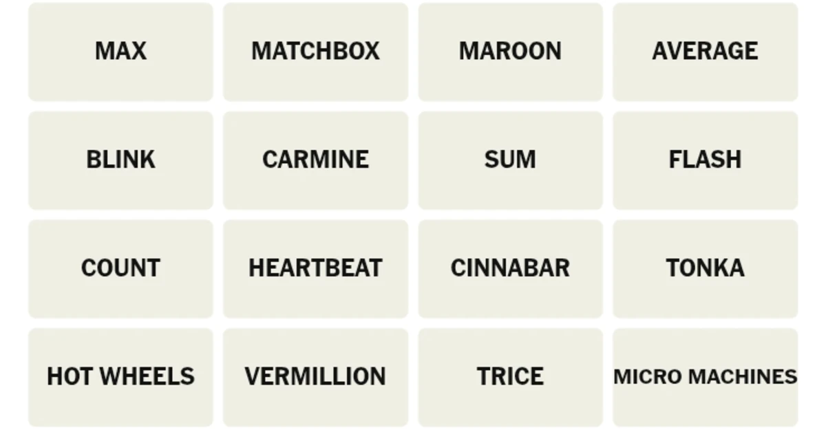 Here’s your grid for today