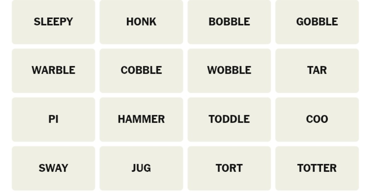 Here’s your grid for today