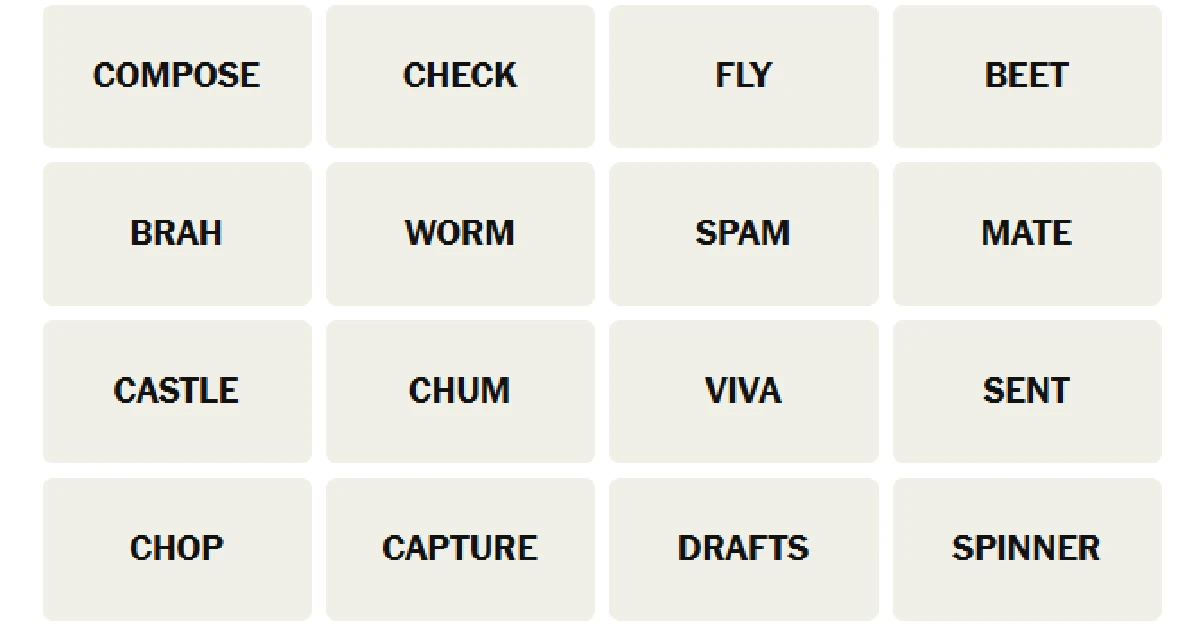 Here’s your grid for today