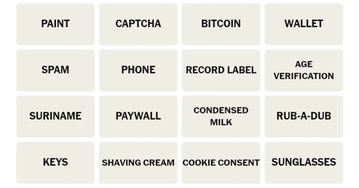 Here’s your grid for today