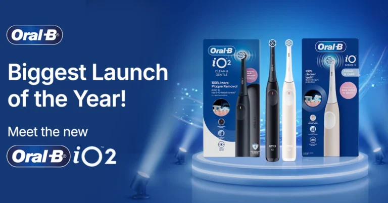 Oral-B launches iO2 electric toothbrush with iO magnetic technology in India
