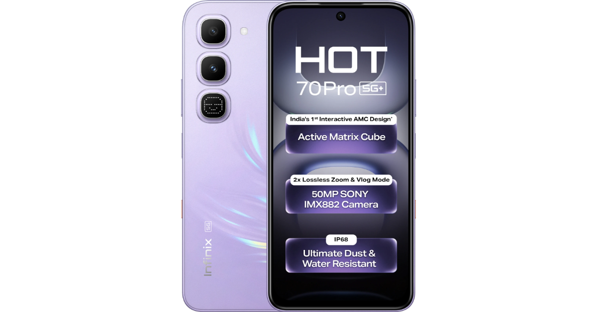 Infinix HOT 70 Pro with MediaTek Dimensity 7100 5G SoC launched
