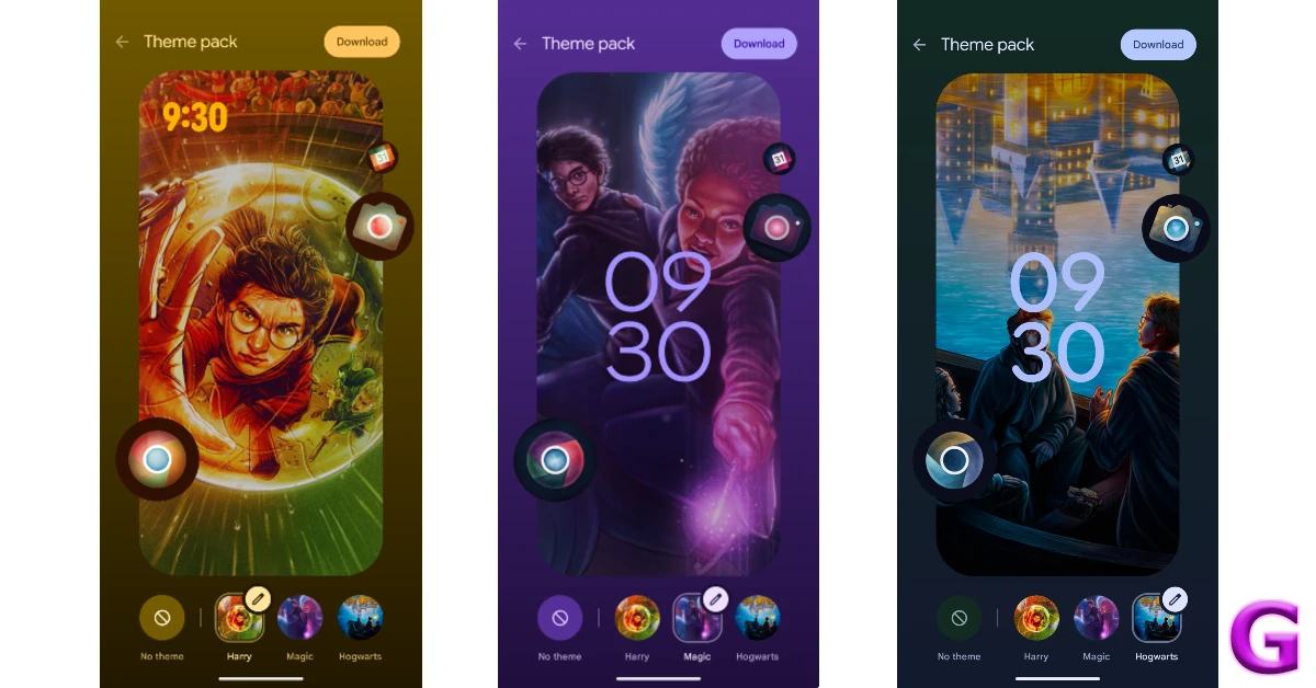harry potter themes