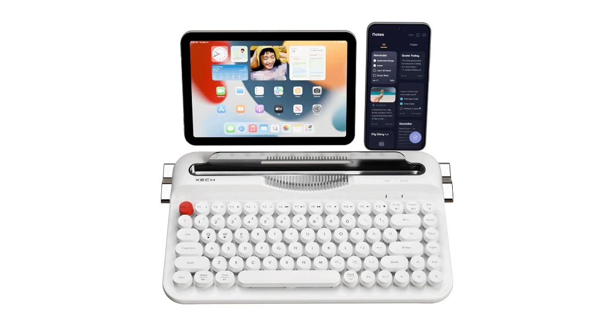 Special Mention: Xech Retro Wireless Typewriter Keyboard
