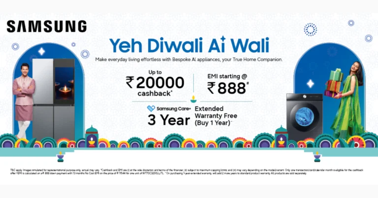 Samsung Bespoke AI appliances are now available for purchase with exciting offers this Diwali