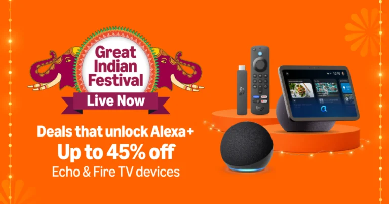 Amazon Great Indian Festival 2026: Purchase new Echo and Fire TV devices this festive season with up to 45% off